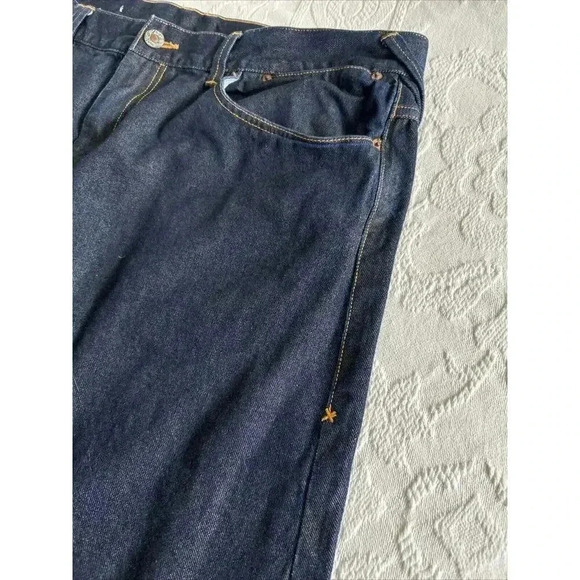 Marquee Vega Co Indigo Blue Men's Ringspun Selvedge Denim Jeans 42W X 30L (40) - Picture 8 of 16